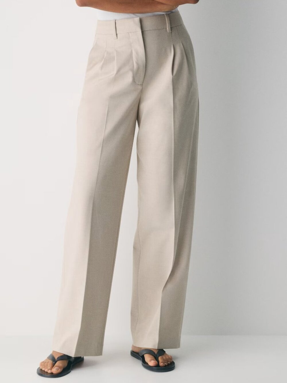 BABATON 8 Pearl The Effortless Pant Pleated Wide Leg
